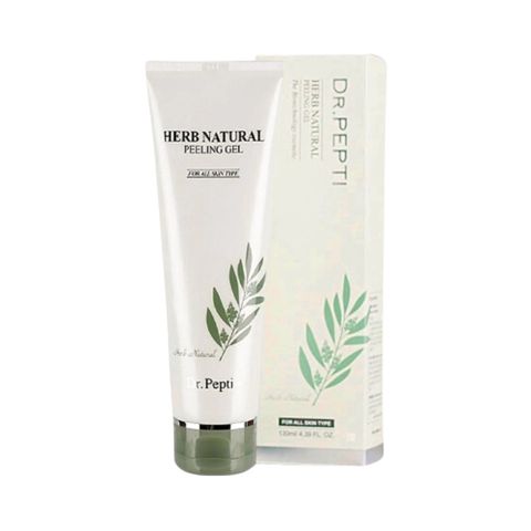Gel Tẩy Tế Bào Chết Dr.Pepti Herb Natural 130ml - Tẩy Tế Bào Chết Dịu Nhẹ, Làm Sạch Sâu, Tái Tạo Da Mịn Màng, Hàn Quốc