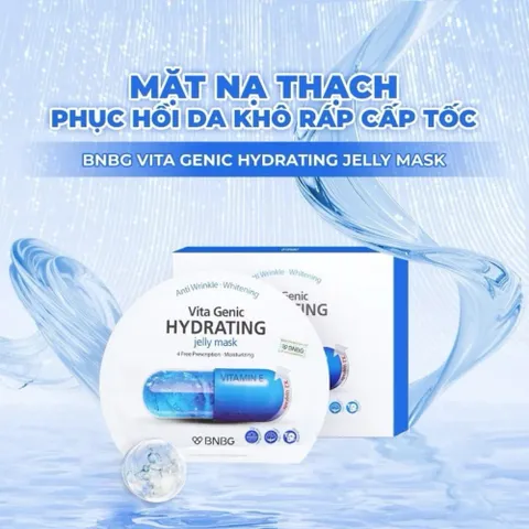 Mặt Nạ BNBG Vita Genic Mask – Cấp Ẩm, Dưỡng Trắng, Làm Dịu, Tăng Đàn Hồi Da - Hộp 10 Miếng 388715