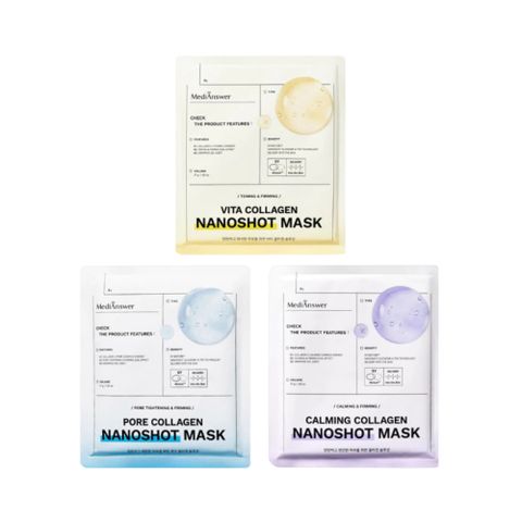 Mặt Nạ Dạng Thạch Collagen MediAnswer Nanoshot – Làm Dịu, Dưỡng Sáng & Se Khít Lỗ Chân Lông 388716