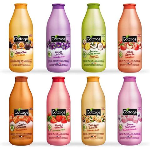 Sữa Tắm Cottage Shower Gel & Bath Milk 750ml – Dưỡng Ẩm, Làm Sạch Dịu Nhẹ, Mẫu Mới 388721