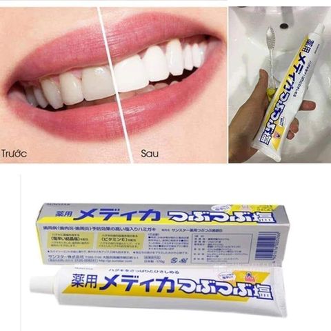 Kem Đánh Răng Muối Sunstar 170g – Làm Sạch Sâu, Bảo Vệ Nướu, Hơi Thở Thơm Mát 388723