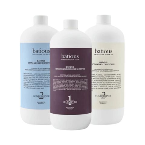 Dầu Gội Xả Batious 500ml - Phục Hồi Tóc Hư Tổn, Dưỡng Ẩm & Kiềm Dầu Cho Tóc Bồng Bềnh, Mượt Mà