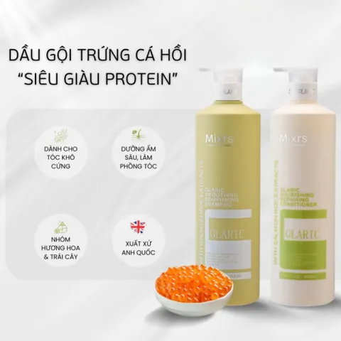 Dầu Gội Xả Mixrs Glaric 500ml-800ml – Giúp Tóc Suôn Mượt, Giảm Gàu, Giảm Gãy Rụng & Phục Hồi Hư Tổn 388734
