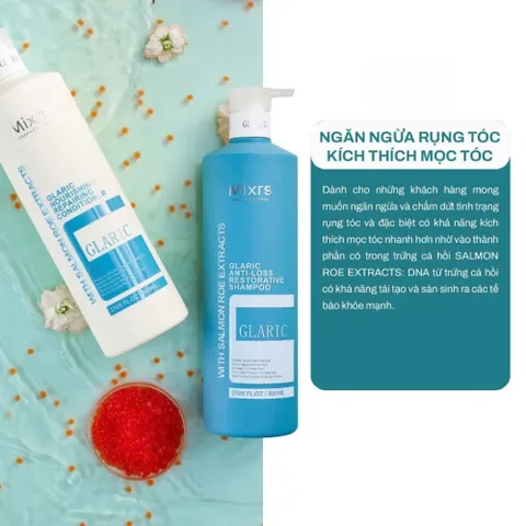 Dầu Gội Xả Mixrs Glaric 500ml-800ml – Giúp Tóc Suôn Mượt, Giảm Gàu, Giảm Gãy Rụng & Phục Hồi Hư Tổn 388734