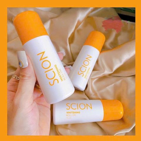 Lăn Khử Mùi Scion Brightening 75ml – Khử Mùi, Làm Sáng Da Dưới Cánh Tay, Hương Nhài & Hoa Sen, Sản Phẩm Thái Lan Chính Hãng