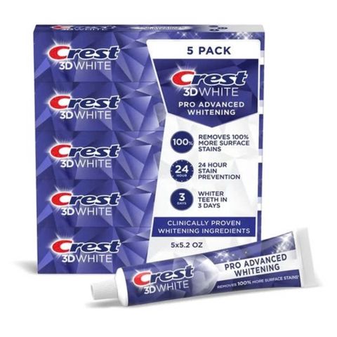 Kem Đánh Răng Crest 3D White Pro Advanced Whitening 147g – Làm Trắng Răng Nhanh, An Toàn 388738