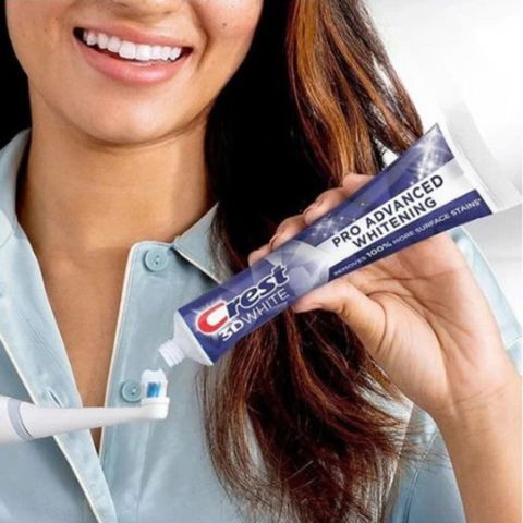Kem Đánh Răng Crest 3D White Pro Advanced Whitening 147g – Làm Trắng Răng Nhanh, An Toàn 388738