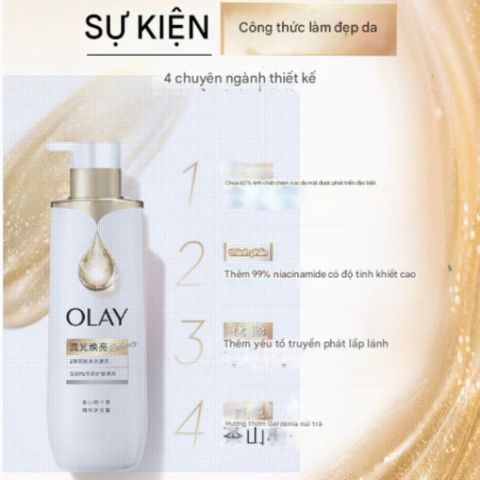 Sữa Tắm Dưỡng Da Olay Fresh Outlast Body Wash 500ml – Sáng Mịn & Ngăn Ngừa Lão Hóa - Bản Trung 2025 388746
