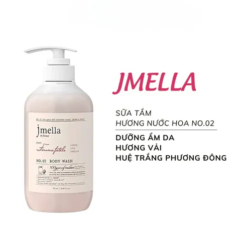 Sữa Tắm Nước Hoa Jmella In France 500ml – Dưỡng Ẩm, Da Mềm Thơm Lâu 388756