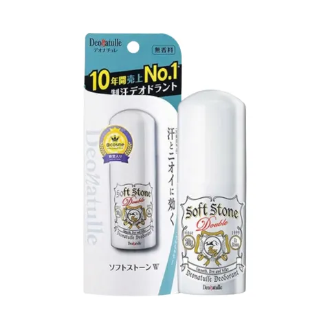 Lăn Nách Đá Khoáng Soft Stone Nhật Bản 20g - Giảm Tiết Mồ Hôi, Khử Mùi Hiệu Quả, An Toàn Cho Da Nhạy Cảm
