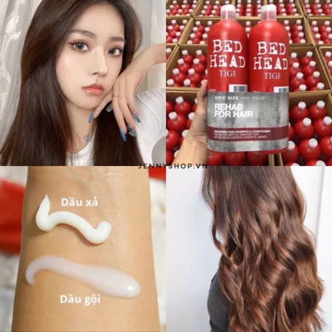 Dầu Gội Xả Tigi Bed Head Đỏ 750ml – Phục Hồi Tóc Hư Tổn Cấp Độ 3, Suôn Mượt, Giảm Xơ Rối 388760