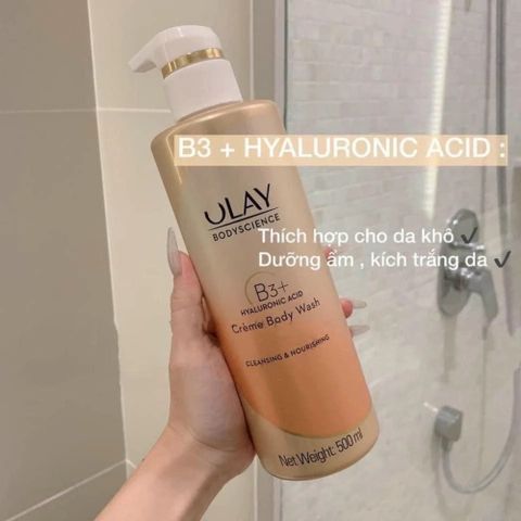 Sữa Tắm Trắng Da, Dưỡng Ẩm, Phục Hồi Olay B3+ Bodyscience Vitamin C Thái Lan 500ml 388762