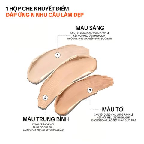 Kem Che Khuyết Điểm Cover Up Pro Concealer Tfit 30g - Giúp Che Phủ Mụn, Quầng Thâm, Tạo Lớp Nền Mịn màng, Rạng Rỡ Da Tự Nhiên
