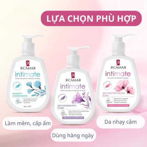 Dung Dịch Vệ Sinh Phụ Nữ Ya Samaya Intimate 265ml - An Toàn, Dịu Nhẹ, Sạch Thoáng, Chiết Xuất Thiên Nhiên, Phù Hợp Da Nhạy Cảm