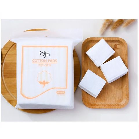 Bông Tẩy Trang Cotton Pad 3 Lớp - Bịch Cam 222 Miếng / Bịch Hồng 200 Miếng - Hỗ Trợ Tẩy Trang & Dưỡng Da Hiệu Quả