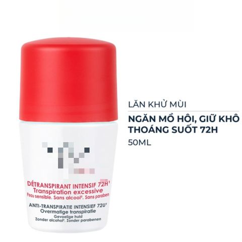 Lăn Khử Mùi Vichy Cho Da Nhạy Cảm 50ml - Khô Thoáng, Kiểm Soát Mồ Hôi 48-72H 388780