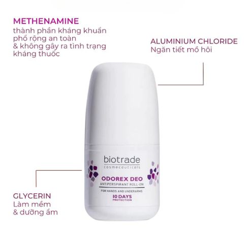 Lăn Khử Mùi Odorex Deo Antiperspirant Roll-on - 20ml – Ngăn Mồ Hôi & Khử Mùi Lâu Dài 10–14 Ngày 388797
