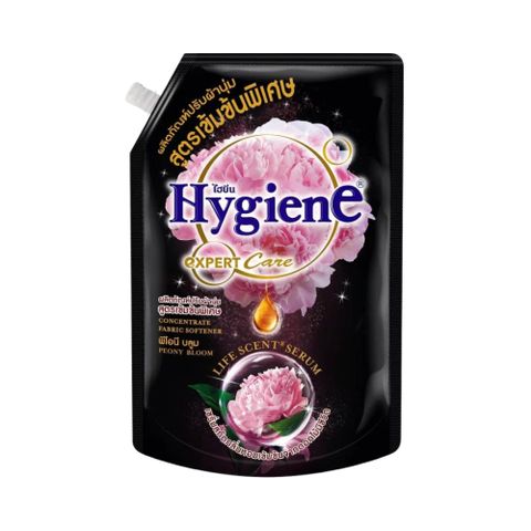 Nước Xả Vải Hygiene Hoa Mẫu Đơn Túi Đen 1150ml – Hương Nước Hoa Lưu Lâu, Mềm Vải, Thơm Bền Cả Ngày 388798