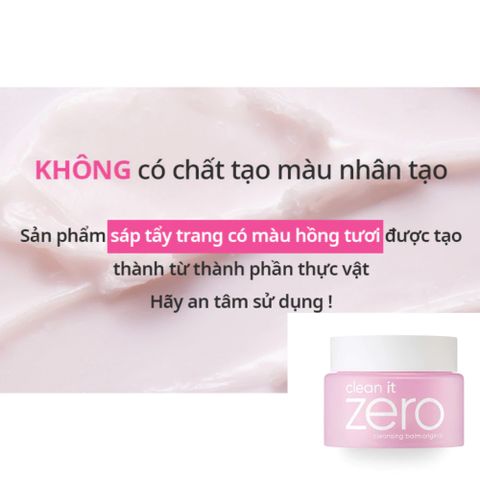 Tẩy Trang Dạng Sáp Banila Co Clean It Zero - Sản Phẩm Làm Sạch Dịu Nhẹ Cho Mọi Loại Da 50ml/100ml, Không Cồn, Không Hương Liệu