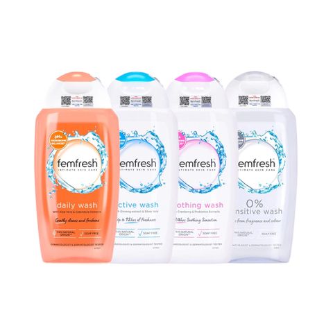 Dung Dịch Vệ Sinh Phụ Nữ Femfresh 250ml - Làm Sạch Dịu Nhẹ, Kháng Khuẩn, Dưỡng Ẩm Cho Da Nhạy Cảm, Phù Hợp Mọi Đối Tượng