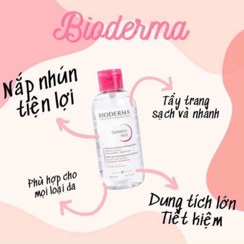 Nước Tẩy Trang Bioderma Sensibio H2O 850ml - Dành Cho Da Nhạy Cảm, Làm Sạch, Cấp Ẩm, An Toàn Cho Da Nhạy Cảm