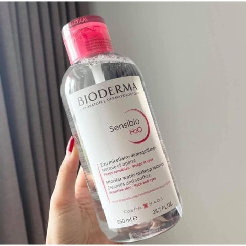 Nước Tẩy Trang Bioderma Sensibio H2O 850ml - Dành Cho Da Nhạy Cảm, Làm Sạch, Cấp Ẩm, An Toàn Cho Da Nhạy Cảm