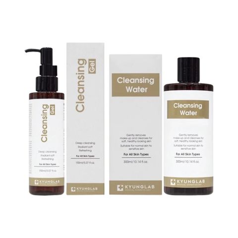 Bộ Làm Sạch Sâu KyungLab – Sữa Rửa Mặt 150ml & Nước Tẩy Trang 300ml – Giúp Làm Sạch & Dưỡng Ẩm Cho Mọi Loại Da