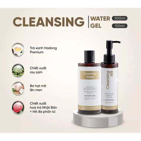 Bộ Làm Sạch Sâu KyungLab – Sữa Rửa Mặt 150ml & Nước Tẩy Trang 300ml – Giúp Làm Sạch & Dưỡng Ẩm Cho Mọi Loại Da