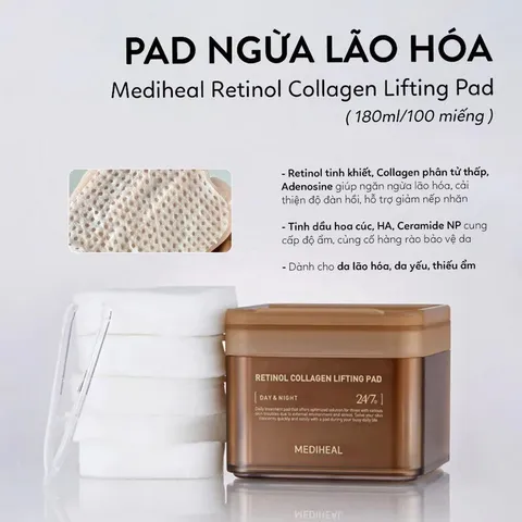 Toner Pad Medi Tẩy Da Chết, Cấp Ẩm & Làm Dịu Da – Cho Làn Da Mịn Màng, Rạng Rỡ (100 Pads) 388830