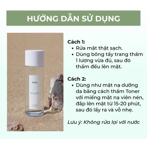 Nước Hoa Hồng Toner Huxley 120ml - Cấp Ẩm Sâu Chiết Xuất Xương Rồng Da Mịn Căng Bóng 388845