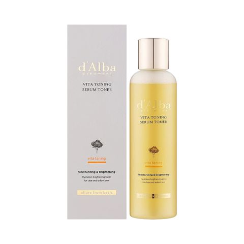 Nước Hoa Hồng Toner Serum d'Alba White Truffle 180ml - Dưỡng Ẩm, Chống Lão Hóa, Se Khít Lỗ Chân Lông Cho Da Nhạy Cảm