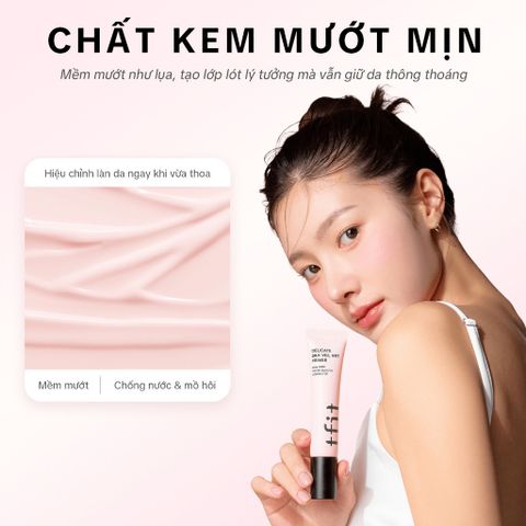 Kem Lót Trang Điểm TFIT Hàn Quốc - Dưỡng Ẩm Sâu & Che Phủ Lỗ Chân Lông Cho Làn Da Mịn Màng Suốt 12 Giờ