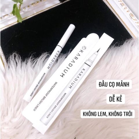 Bút Dạ Kẻ Mắt Karadium 3g - Kẻ Đẹp Không Lem Trôi, Đầu Dạ Mảnh, Dễ Dàng Sử Dụng Cho Makeup Hàn Quốc, Chống Nước