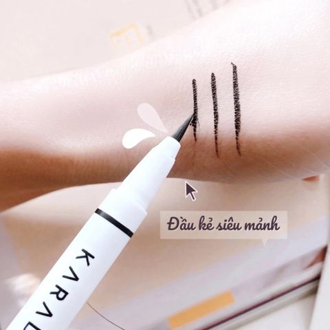 Bút Dạ Kẻ Mắt Karadium 3g - Kẻ Đẹp Không Lem Trôi, Đầu Dạ Mảnh, Dễ Dàng Sử Dụng Cho Makeup Hàn Quốc, Chống Nước
