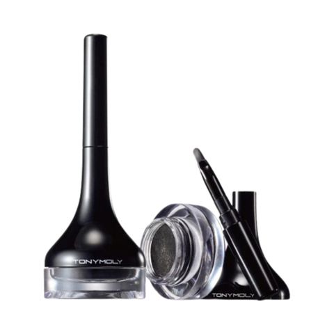 Gel Kẻ Mắt Chống Trôi TonyMoly Backstage Eyeliner – Dễ Kẻ, Lâu Trôi, Tự Nhiên 12h, Cọ Đi Kèm, Cho Mọi Phong Cách Makeup