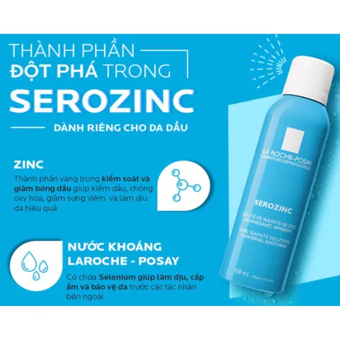 Xịt Khoáng La Roche-Posay Serozinc & Thermal Spring Water – Làm Dịu Da, Giảm Nhờn, Chống Kích Ứng 388899