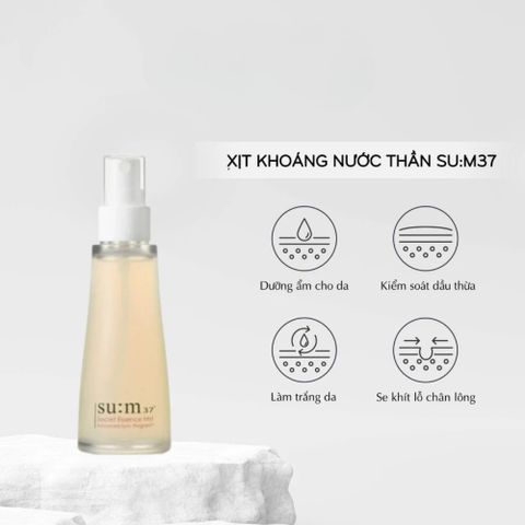 Xịt Khoáng SUM37 Secret Essence Mist 60ml – Cấp Ẩm, Làm Mịn Da, Hỗ Trợ Cải Thiện Độ Đàn Hồi 388918