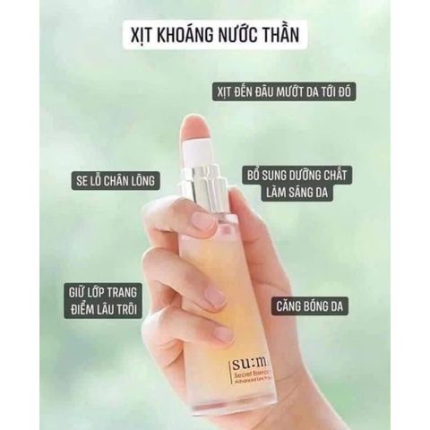 Xịt Khoáng SUM37 Secret Essence Mist 60ml – Cấp Ẩm, Làm Mịn Da, Hỗ Trợ Cải Thiện Độ Đàn Hồi 388918