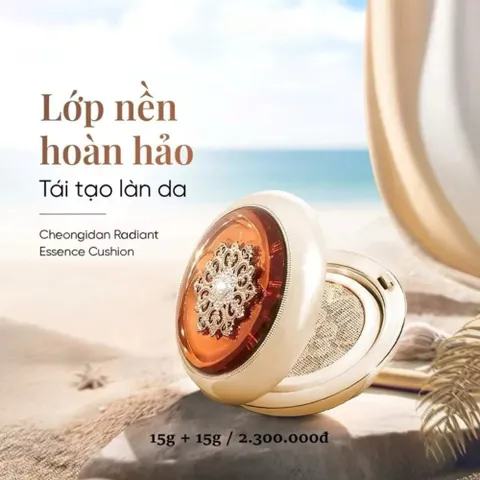 Phấn Nước Whoo Radiant Essence Cushion SPF50+++ – Dưỡng Da Hoàng Cung, Che Phủ Tự Nhiên, Căng Bóng 388930