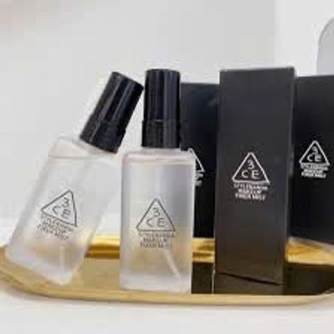 Xịt Khóa Trang Điểm 3CE Makeup Fixer 95ml/100ml - Giữ Lớp Nền Bền Màu, Chống Lem, Dưỡng Ẩm, Phù Hợp Mọi Loại Da