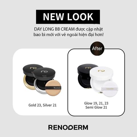 Phấn Nước Renoderm DayLong BB Cream SPF50/PA+++ - Lớp Nền Đẹp Như Da Thật, Duy Trì Lớp Trang Điểm Căng Mướt Suốt Ngày 15g