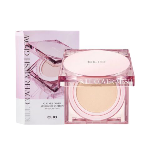 Phấn Nước Cushion CLIO Kill Cover Mesh Glow 15g - Che Phủ Tự Nhiên, Căng Bóng + Lõi Refill - Mỹ Phẩm Hàn Quốc Đáng Mua