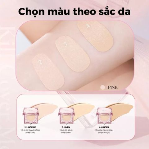 Phấn Nước Cushion CLIO Kill Cover Mesh Glow 15g - Che Phủ Tự Nhiên, Căng Bóng + Lõi Refill - Mỹ Phẩm Hàn Quốc Đáng Mua