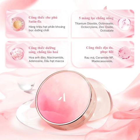 Phấn Nước Cushion Aperire Day Dream Cover SPF50+/PA++++ 13g - Che Phủ Hoàn Hảo, Dưỡng Da, Nền Mịn Màu, Dễ Dàng Sử Dụng