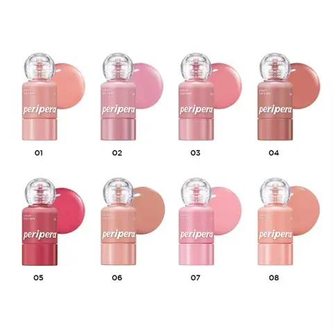 Phấn Má Hồng Dạng Kem Peripera Syrupy Tok Cheek 9g - Tông Màu Tự Nhiên, Dễ Tán, Nhẹ Mặt, Phù Hợp Mọi Loại Da