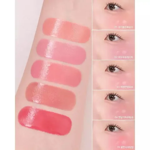 Phấn Má Hồng Dạng Kem Peripera Syrupy Tok Cheek 9g - Tông Màu Tự Nhiên, Dễ Tán, Nhẹ Mặt, Phù Hợp Mọi Loại Da