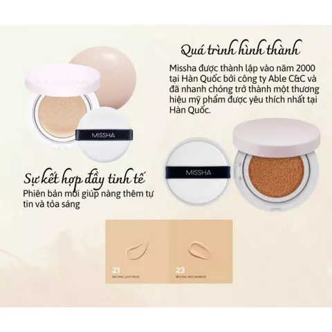 Phấn Nước Cushion Missha Velvet Finish SPF50+ PA+++– Lớp Nền Đẹp, Che Phủ Đỉnh, Chống Nắng Siêu Đỉnh 388965