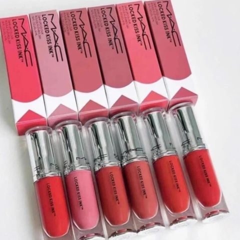 Son Kem Siêu Lì MAC Locked Kiss Ink 24H - Chất Son Mỏng Nhẹ, Lâu Trôi, Màu Lên Chuẩn, Dưỡng Ẩm Môi, 4ml