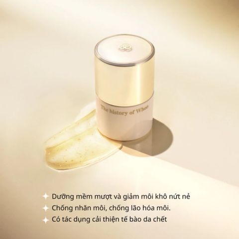 Son Dưỡng Môi Whoo Royal Essential Golden LipCerin 15ml - Chống Lão Hóa, Dưỡng Ẩm, Giúp Môi Căng Mọng và Hồng Hào