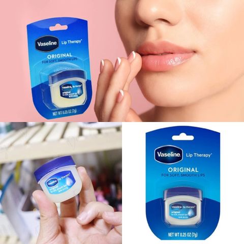 Sáp Son Dưỡng Môi Vaseline Lip Therapy 7G – Dưỡng Ẩm Căng Mọng và Mềm Mịn, Chống Nứt Nẻ, Hương Vani và Hương Hồng